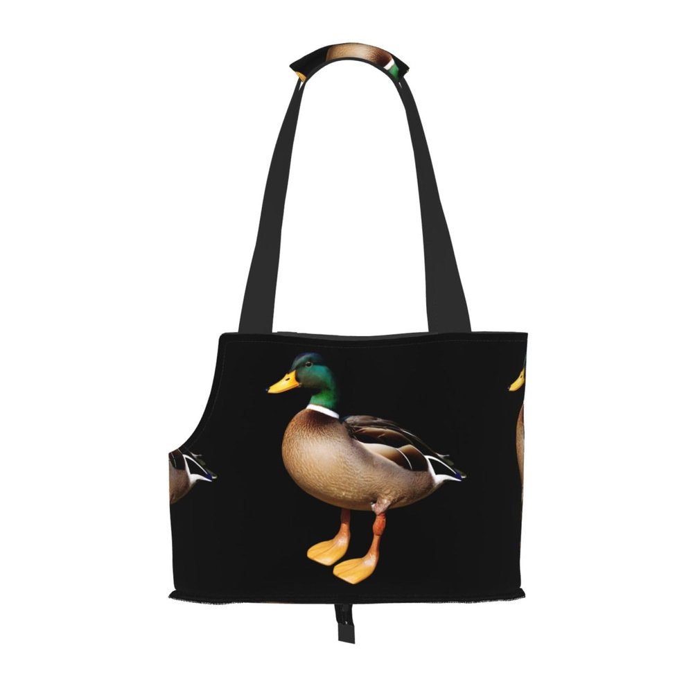 WZYCWB Wild Duck Printed Pet Shoulder Bag, Lightweight and Breathable, for Small Pets