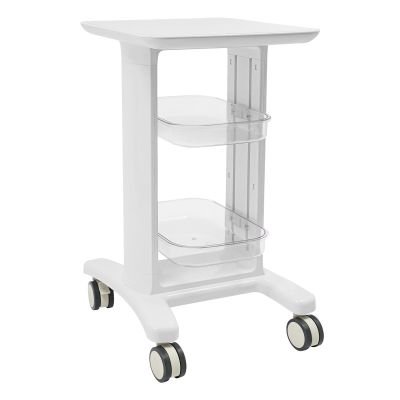 3-Tier Salon Rolling Cart, 50 kg Capacity, with Wheels and Brakes
