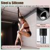 45 mm Silicone Spinning Pole with Fixed Base, Removable Stripper Pole view 2