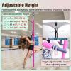 45 mm Silicone Spinning Pole with Fixed Base, Removable Stripper Pole view 3