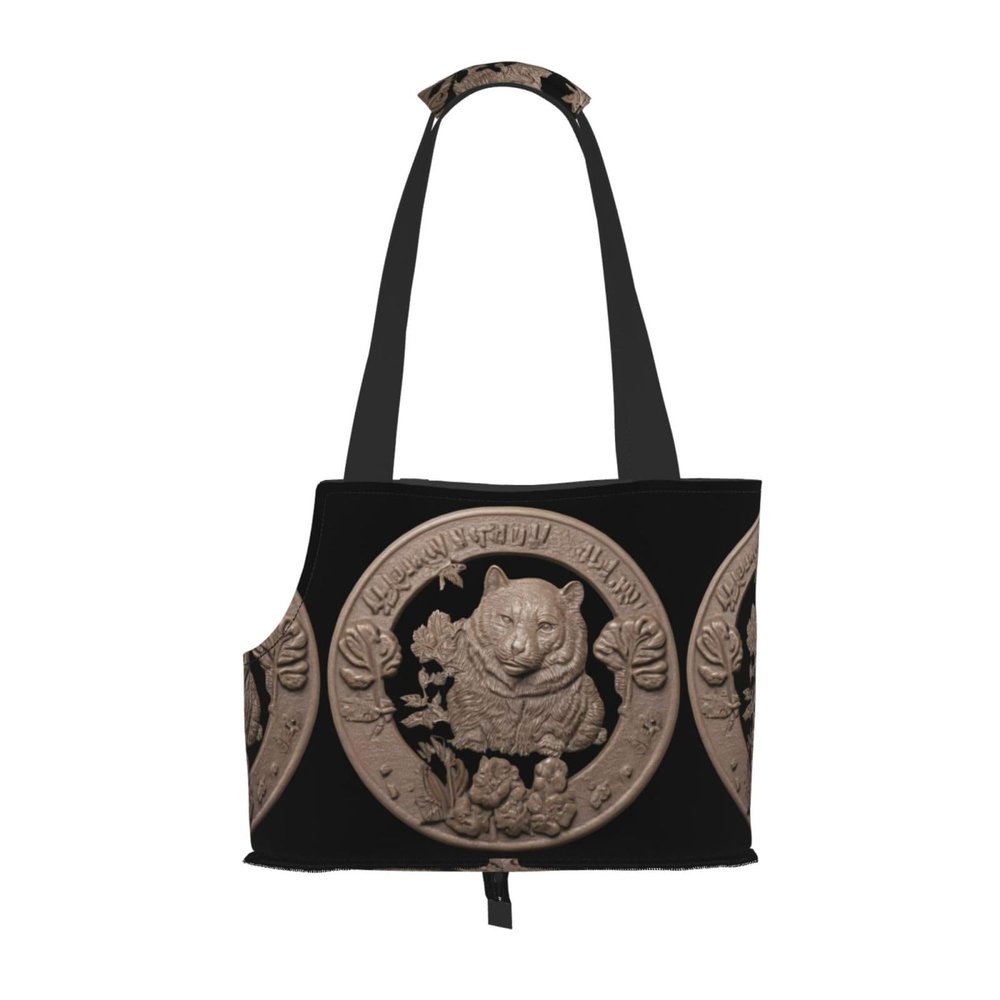 WZYCWB Copper Ring Lightweight Travel Bag for Cats and Breathable Shoulder Carrier for Small Dogs