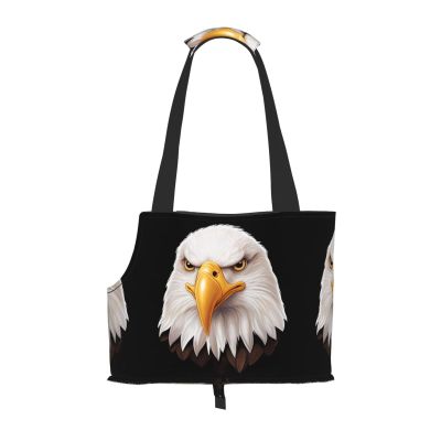 WZYCWB Star Bald Eagle Lightweight Travel Carrier for Cats, Breathable Shoulder Bag for Small Dogs