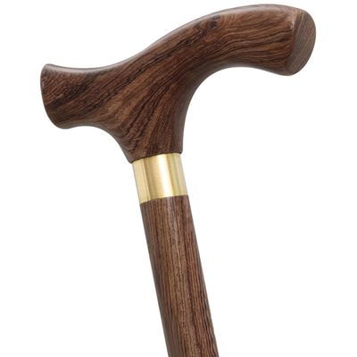 Wzmazingly Wooden Walking Cane for Women and Men with Ergonomic Handle