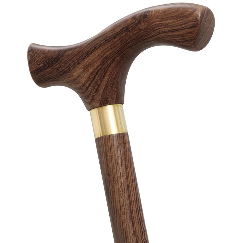 Wzmazingly Wooden Walking Cane for Women and Men with Ergonomic Handle