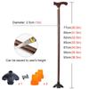Wzmazingly Wooden Walking Cane for Women and Men with Ergonomic Handle view 2
