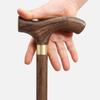 Wzmazingly Wooden Walking Cane for Women and Men with Ergonomic Handle view 3