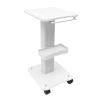 Salon Beauty Trolley with Storage Tray and Wheels, White view 1