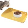 Dranng Dog Feeding Mat - Waterproof Dog Bowl Mat - Half-Bordered Non-Slip Feeding Area 60x50cm view 1