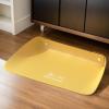 Dranng Dog Feeding Mat - Waterproof Dog Bowl Mat - Half-Bordered Non-Slip Feeding Area 60x50cm view 2