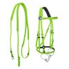 Horse Bridle and Reins, Harness, Anti-Frost and Anti-Slip, Halter, Saddle Irons, Accessories (Green, L) view 1