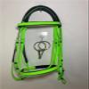 Horse Bridle and Reins, Harness, Anti-Frost and Anti-Slip, Halter, Saddle Irons, Accessories (Green, L) view 4