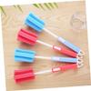 UPKOCH Long-Handle Sponge Bottle Brushes, 3-Pack, Assorted Colors view 4