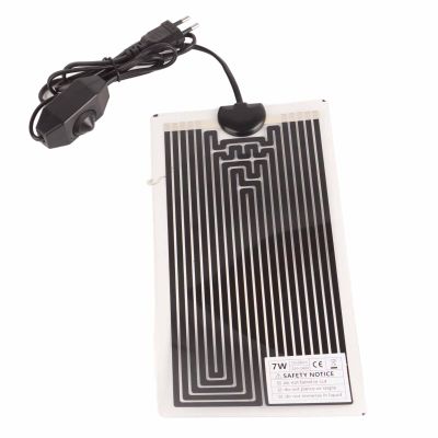 TOOLSGO Reptile Heating Pad, Even Temperature Distribution, Waterproof, 220 V, 7 W, for Turtles, Snakes, Lizards, and Small Mammals