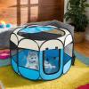 Cat Playpen for Indoor Use, Semi-Closed with Mesh view 3