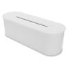 CHICIRIS Essential Oil Diffuser, Desktop Air Humidifier with Flame Effect, 7 Colors and Timer, White view 2