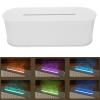 CHICIRIS Essential Oil Diffuser, Desktop Air Humidifier with Flame Effect, 7 Colors and Timer, White view 4