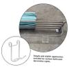 TOGEVAL Razor Holder for Bathroom Corner Shelf view 3