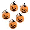 BESTonZON 4-Piece Pumpkin-Shaped Pet Bells view 1