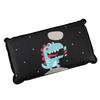 Summer Pillow, Breathable Cooling Pillow, Soft for Dorm Rooms (Black Background, Little Dinosaur) view 1