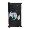 Summer Pillow, Breathable Cooling Pillow, Soft for Dorm Rooms (Black Background, Little Dinosaur) view 3