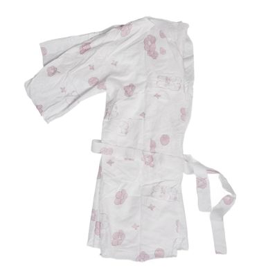 TOYANDONA Women's Cotton Spa Bathrobe for Travel, Hotels, and Spa Use