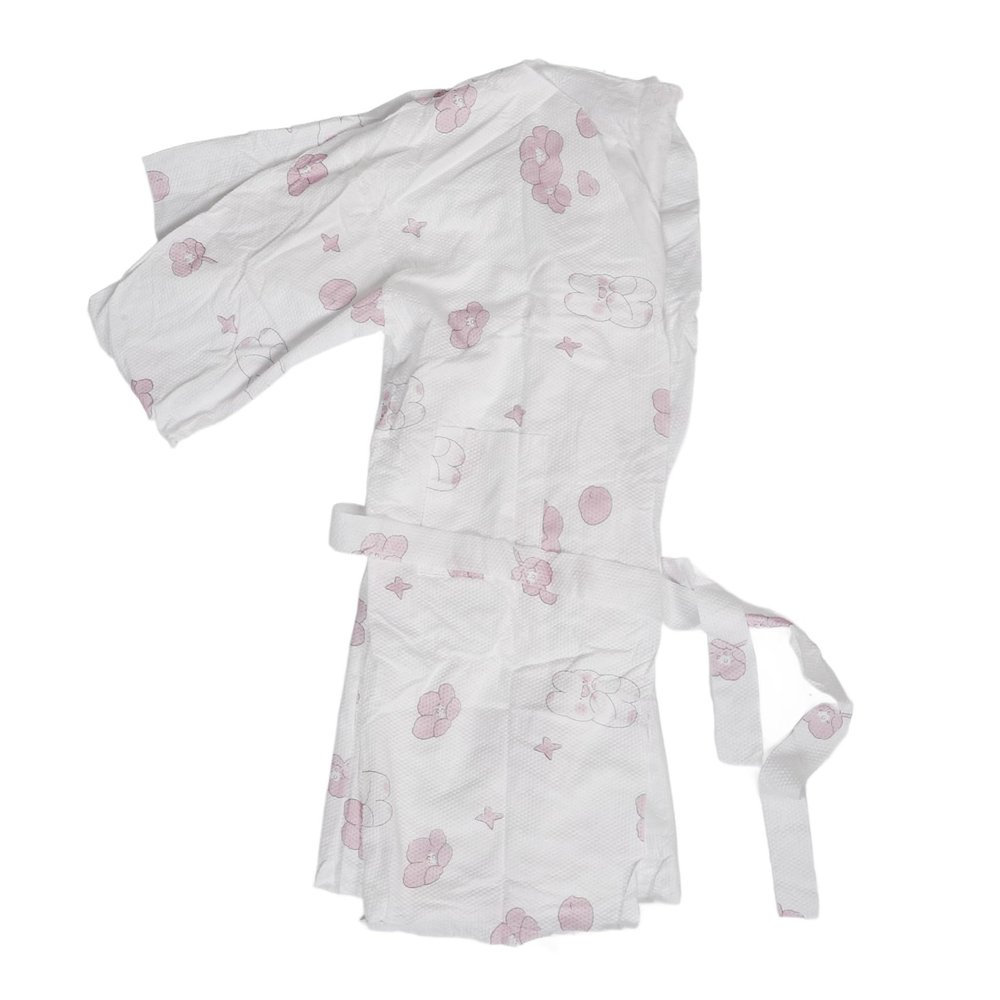 TOYANDONA Women's Cotton Spa Bathrobe for Travel, Hotels, and Spa Use