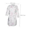 TOYANDONA Women's Cotton Spa Bathrobe for Travel, Hotels, and Spa Use view 2