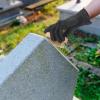 Gravestone Cleaning Kit with Cloth, Brush, Gloves and Stone Care view 2