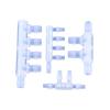 1-Piece 2.4–11.1 mm PP 4-/5-Way Equal-Diameter Barb Connector, 11.1 mm view 1