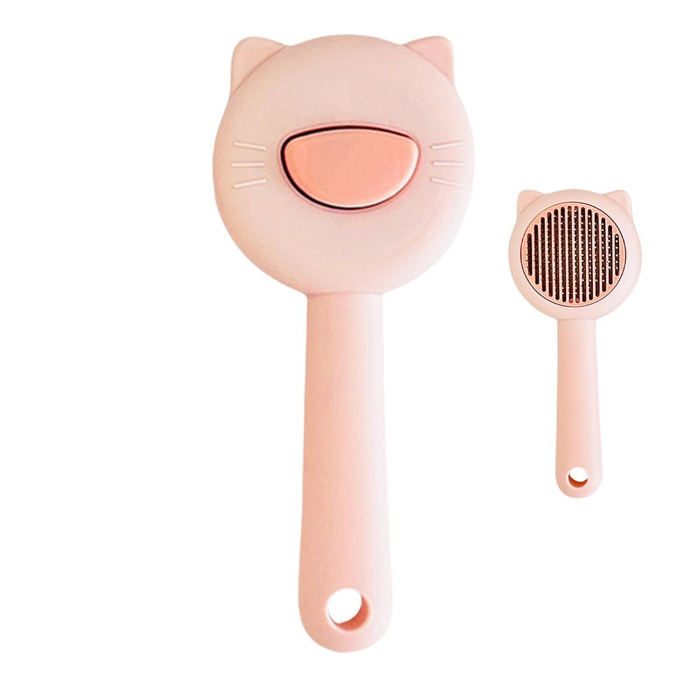 Dog De-Shedding and Detangling Brush with Massage Function