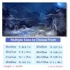 FJOADNVM Aquarium Background Film, Village Poster, Self-Adhesive Tank Decoration, 41 x 61 cm view 4