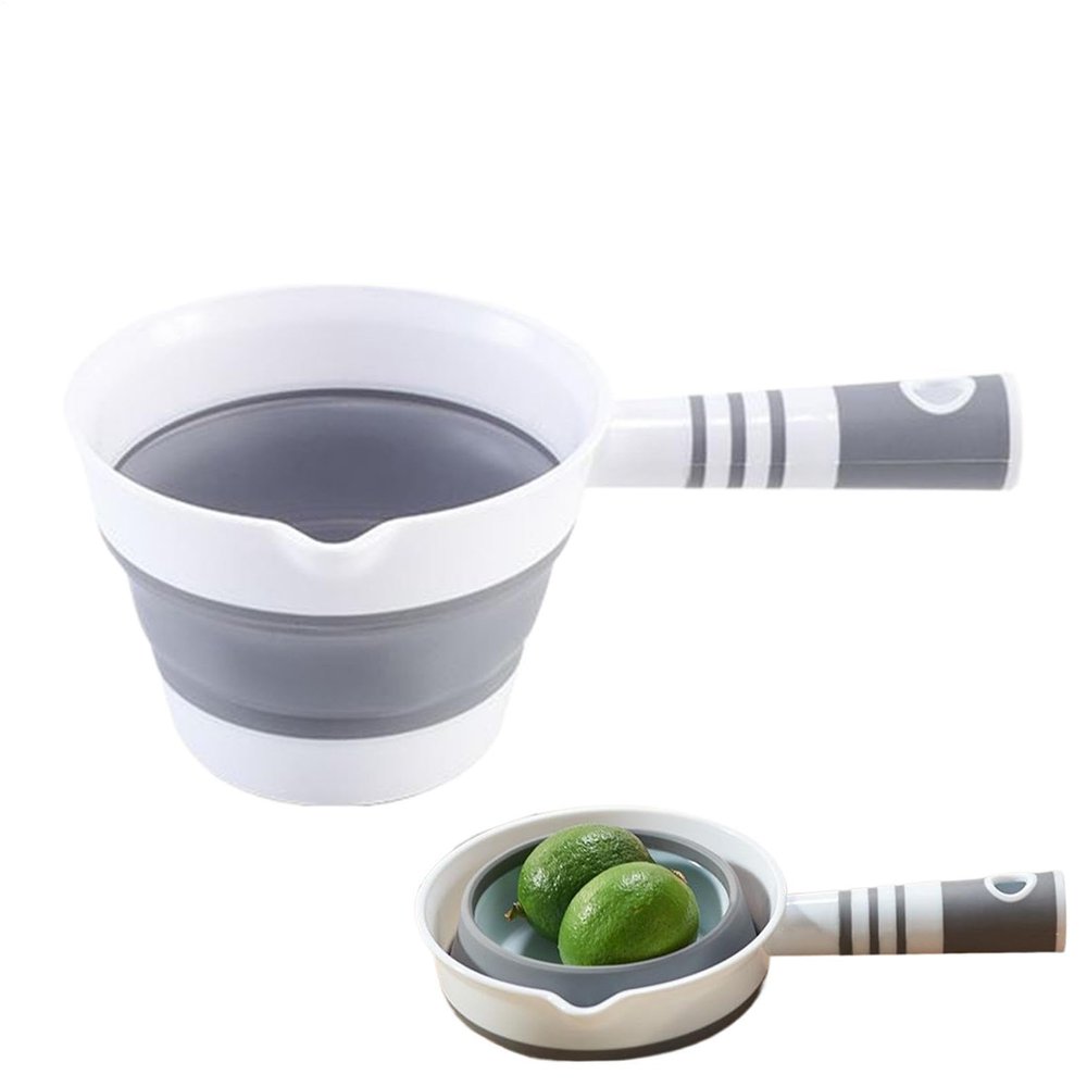Foldable Water Scoop with Hanging Hole for Garden, Kitchen, Shower and Bathroom