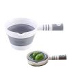 Foldable Water Scoop with Hanging Hole for Garden, Kitchen, Shower and Bathroom view 1
