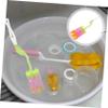 Baby Bottle Cleaning Brush with Long Handle, Silicone Head and PP view 4