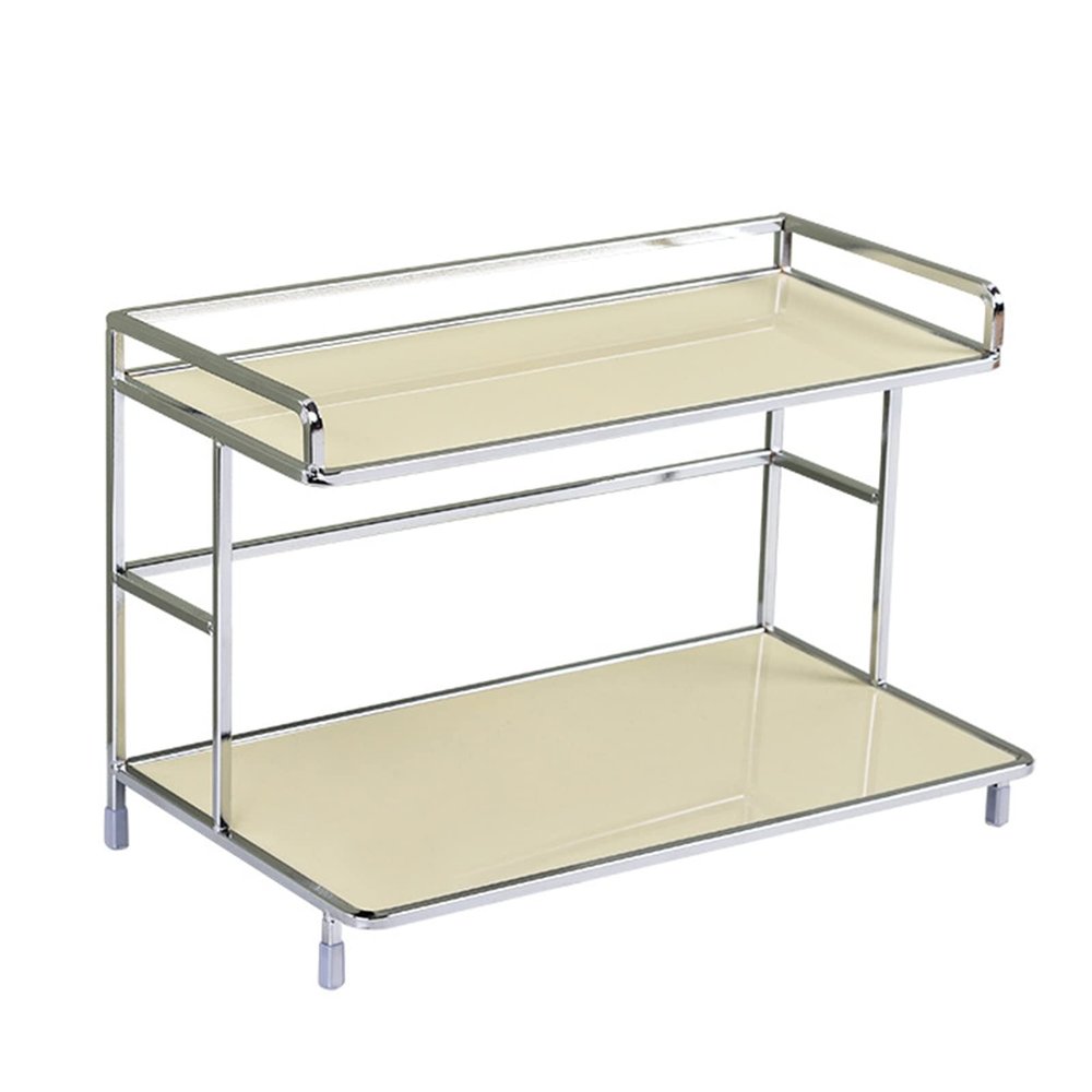 2-Tier Storage Holder Stand Organizer