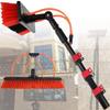 Telescoping Cleaning Brush Set with Water Feed for Solar Panels and Windows view 1