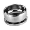 ZenithAur Stainless Steel Shaving Bowl with Lid, Silver view 4