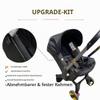4-in-1 Stroller Care Kit for Doona/FooFoo Car Seats: Seat Cushion, Sun Canopy, and 2 Shoulder Protectors, Black/Gray (Black) view 4