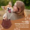 Dog Hair Keychain view 3