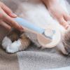 Cat Deshedding Brush for Loose Fur, Detangling, Massage and Cleaning view 2