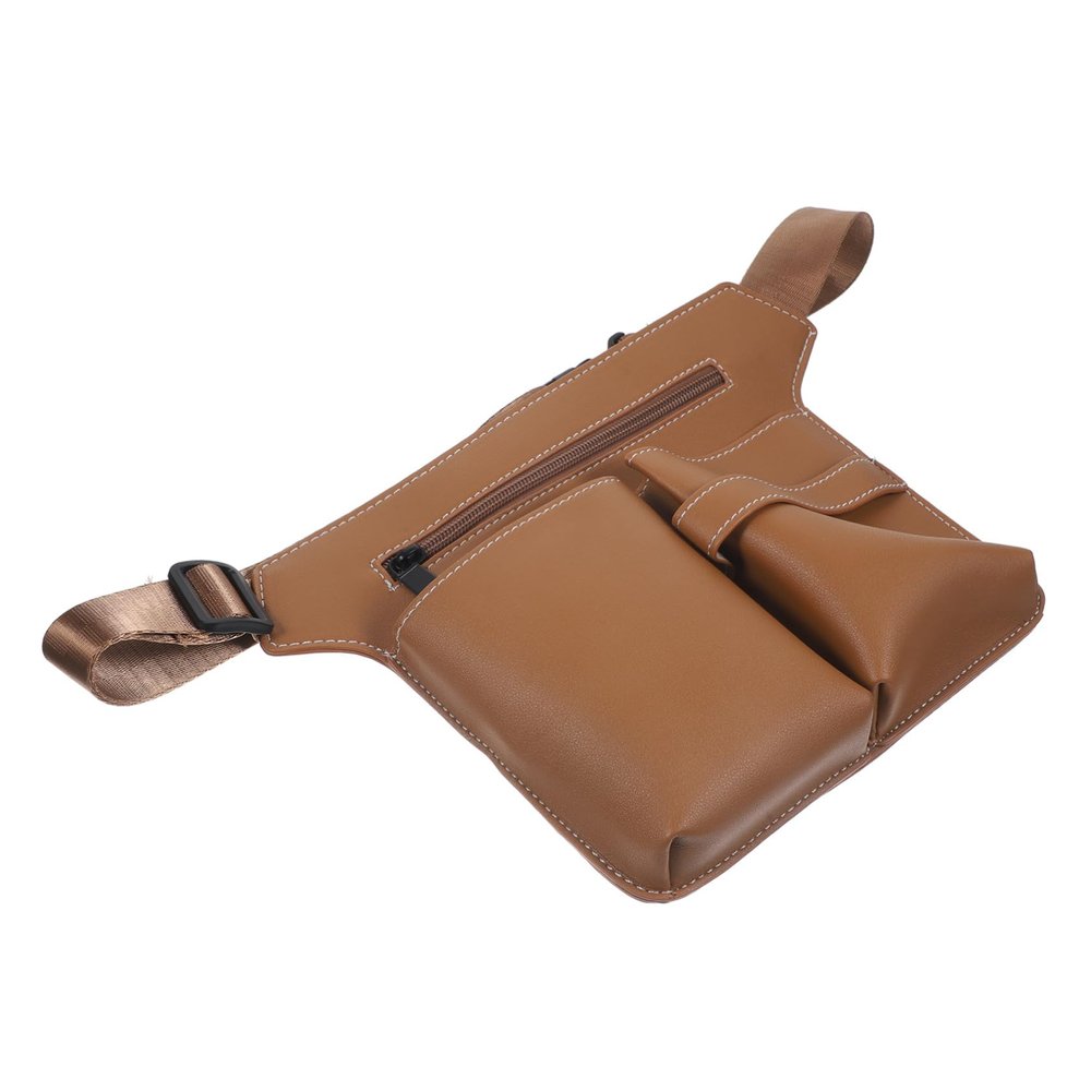 Veemoon Leather Barber Tool Belt Bag for Haircutting Tools