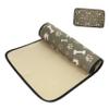 Abaodam Non-Slip Insulated Feeding Mat for Dogs and Cats, Microfiber and Sponge Bowl Mat view 1