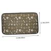 Abaodam Non-Slip Insulated Feeding Mat for Dogs and Cats, Microfiber and Sponge Bowl Mat view 2