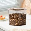 Dog Food Container | Airtight Storage Container with Snap Lid | Transparent Grain Container for Dog, Cat, Bird and Small-Animal Food view 3
