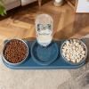 Stainless Steel Cat Food Bowl and Water Dispenser view 3