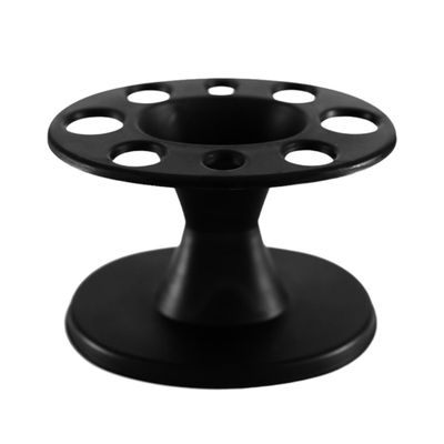 Black PP Comb Stand with 8 Holes for Hair Salons