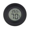 Riuulity Mini Round LCD Reptile Thermometer Hygrometer (BLACK) view 1