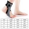 Ankle Brace for Sprains with Side Stabilizers, Men and Women, Volleyball and Basketball (Black, Left Foot, L) view 3