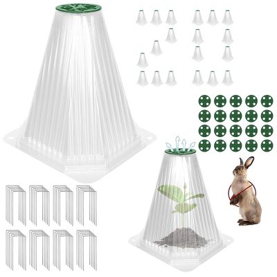 Generic Plant Bells, 20 Pack, Reusable Clear Bell-Shaped Covers