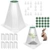 Generic Plant Bells, 20 Pack, Reusable Clear Bell-Shaped Covers view 1